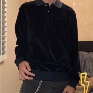 Men’s velour pull over